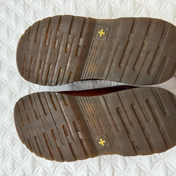 Dr. Martens Perry Oxford Lace Up Brown Leather Shoes Y2K Size 10 Men / 11 Women - Picture 12 of 16